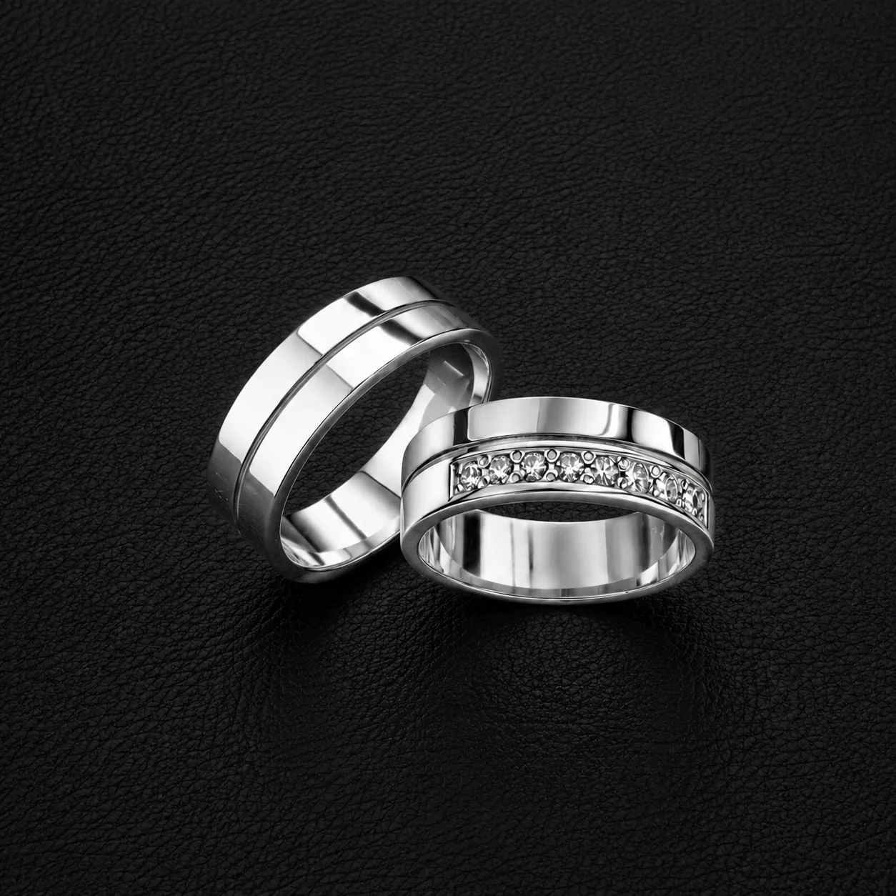 Argollas Lizana en Plata envejecida