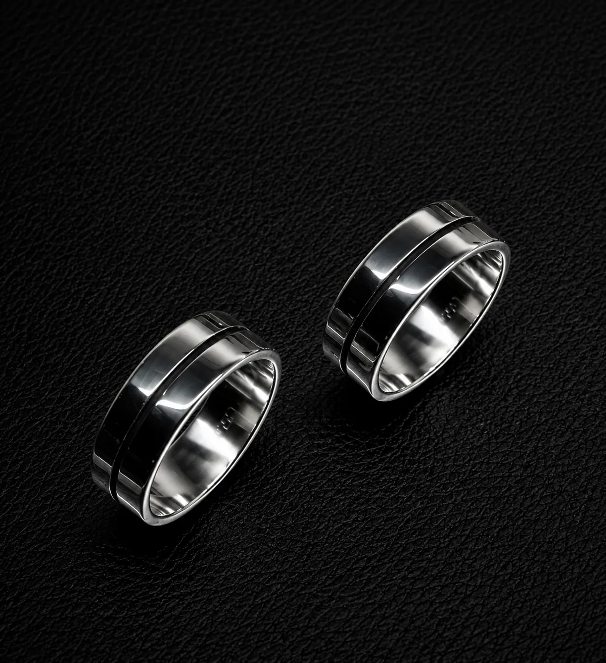 Argollas en Plata envejecida