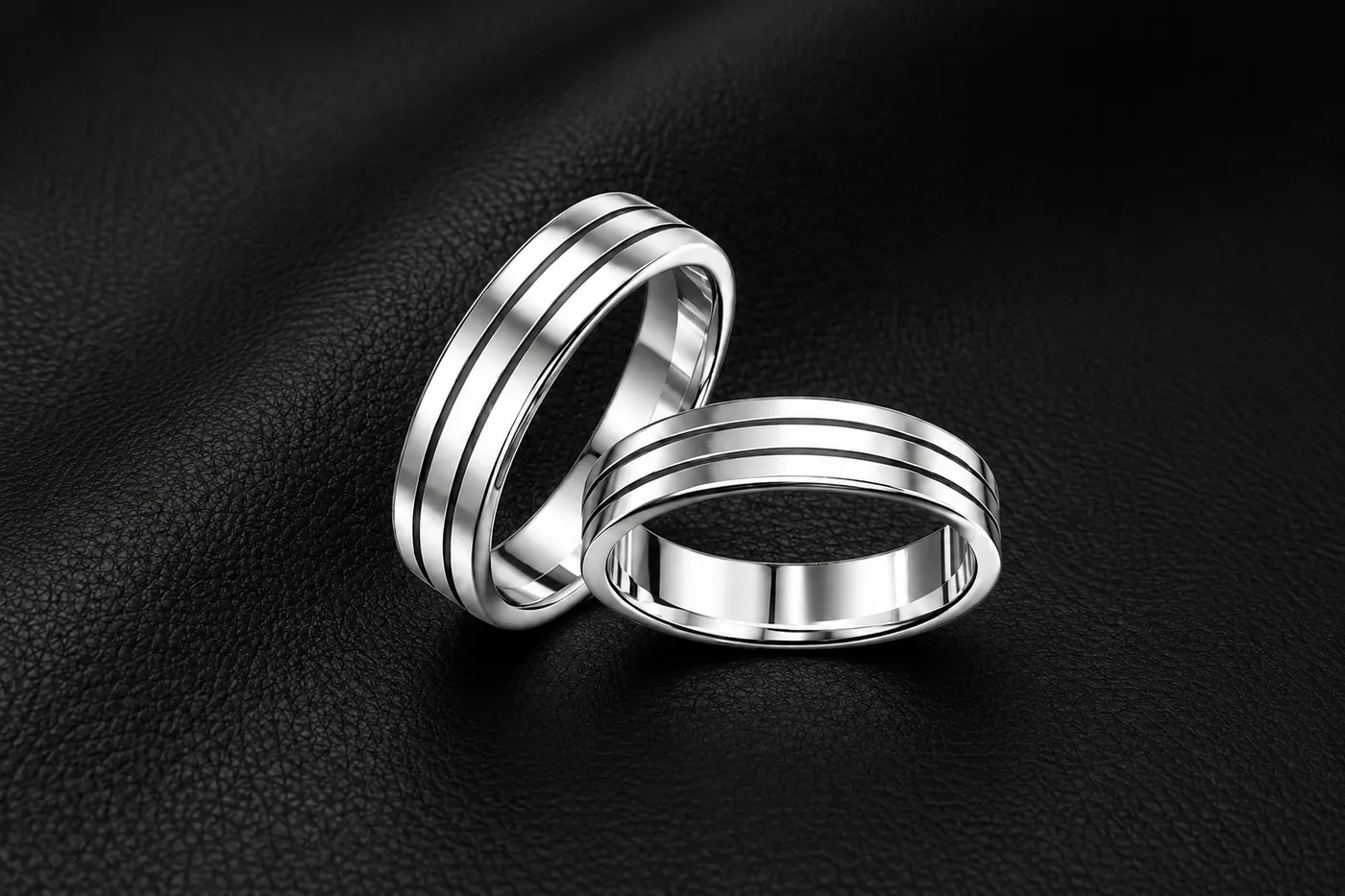 Argollas Lizana en Plata envejecida