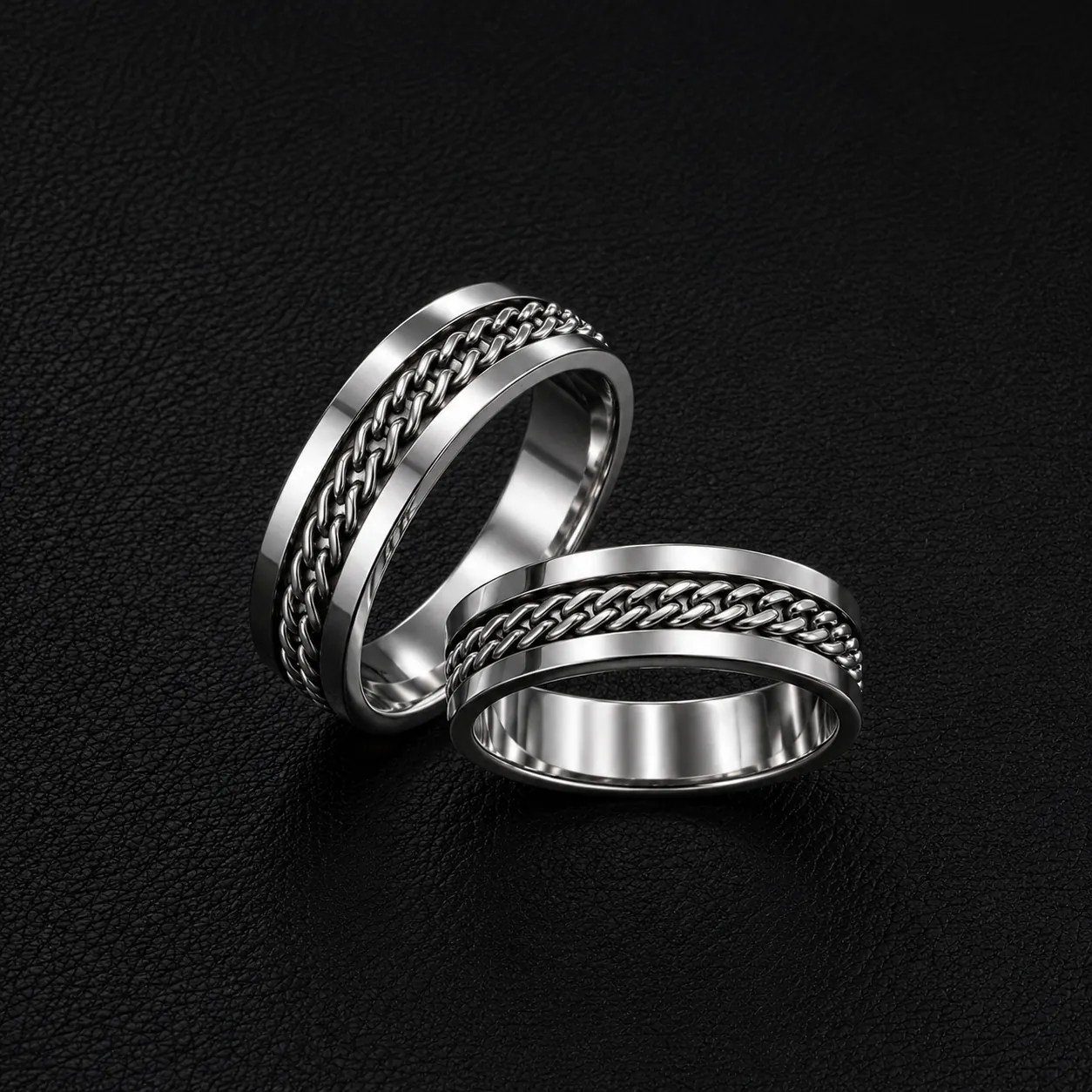 Argollas Lizana en Plata envejecida