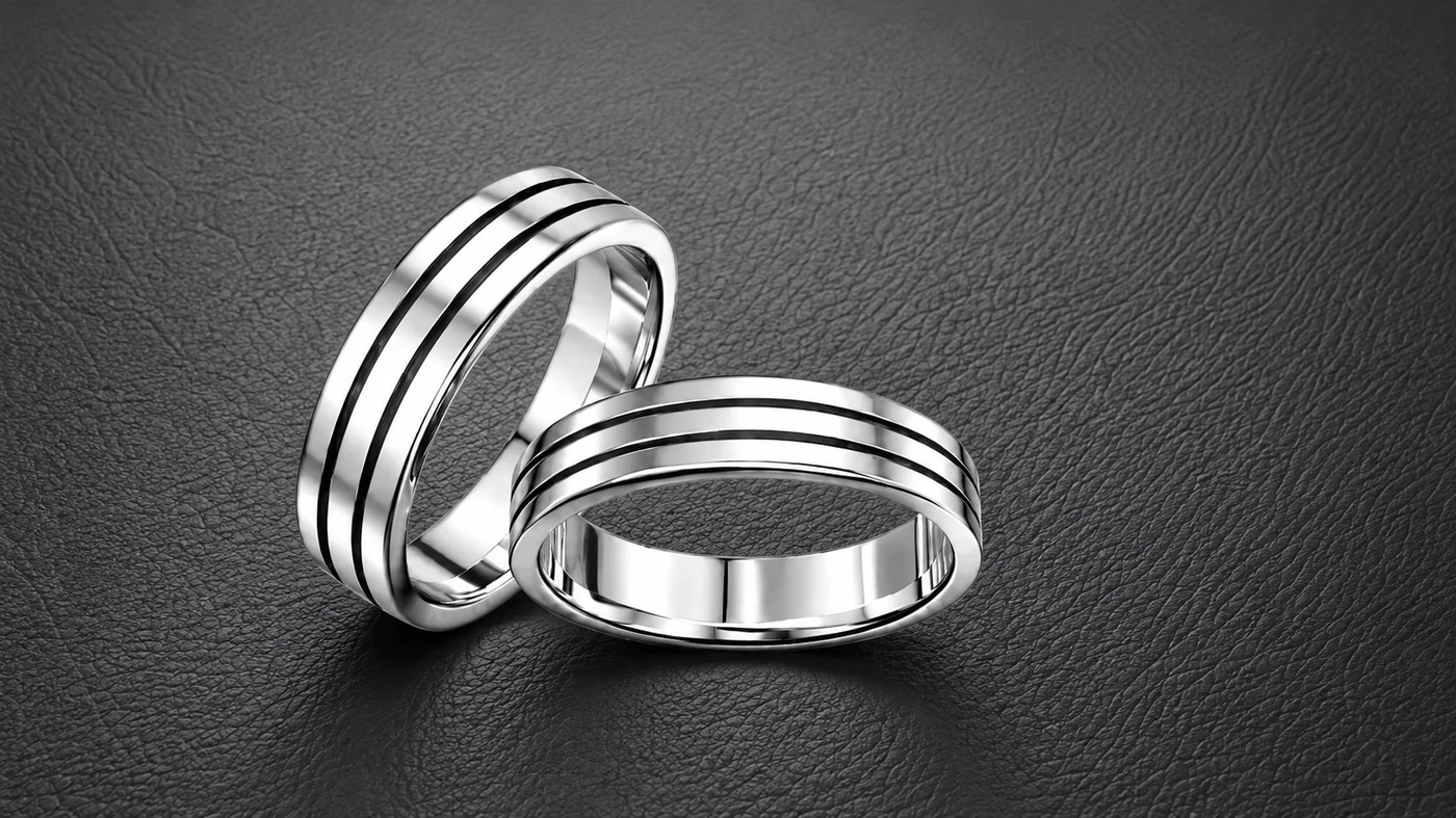Argollas Lizana en Plata satinada