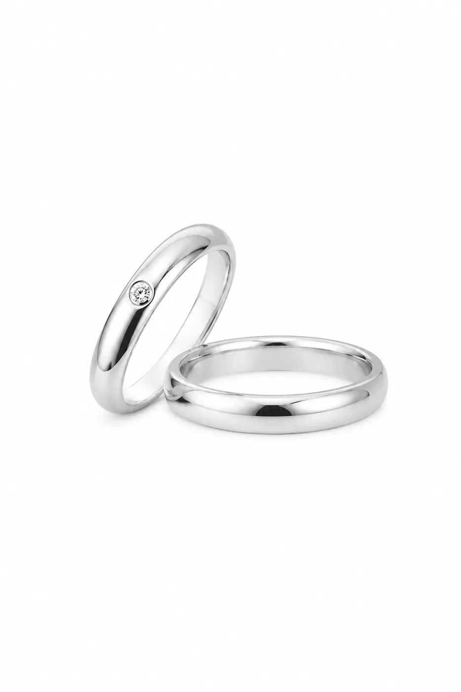 Argollas Lizana en Plata satinada