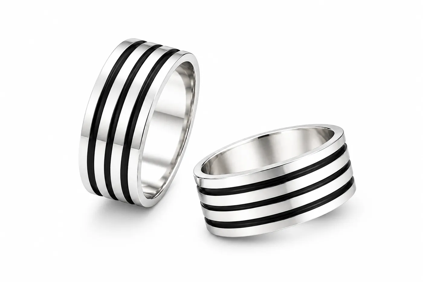 Argollas Lizana en Plata envejecida
