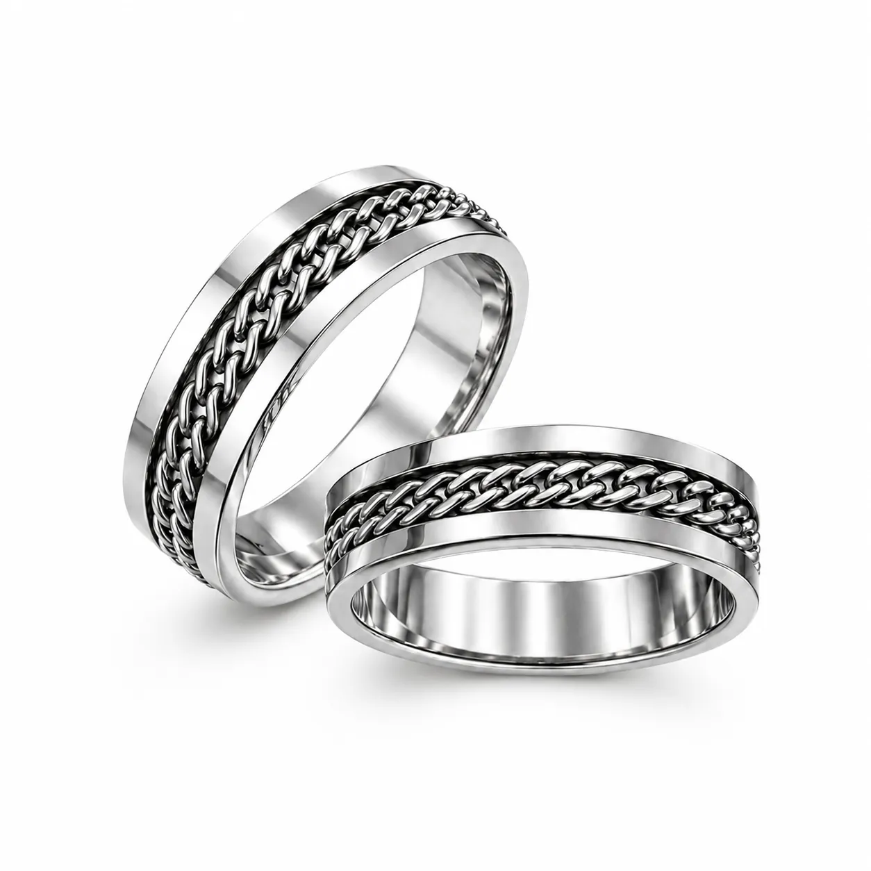 Argollas Lizana en Plata envejecida